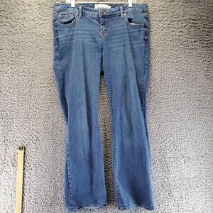 Torrid Jeans Womens 16R Blue Relaxed Boot Denim Mid-Rise Stretchy Comfortable